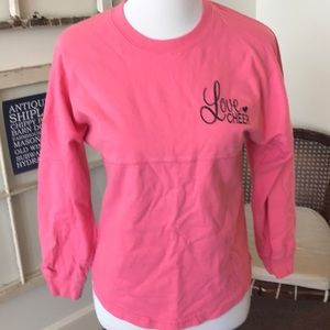 Cheerleader long sleeved t shirt size XS